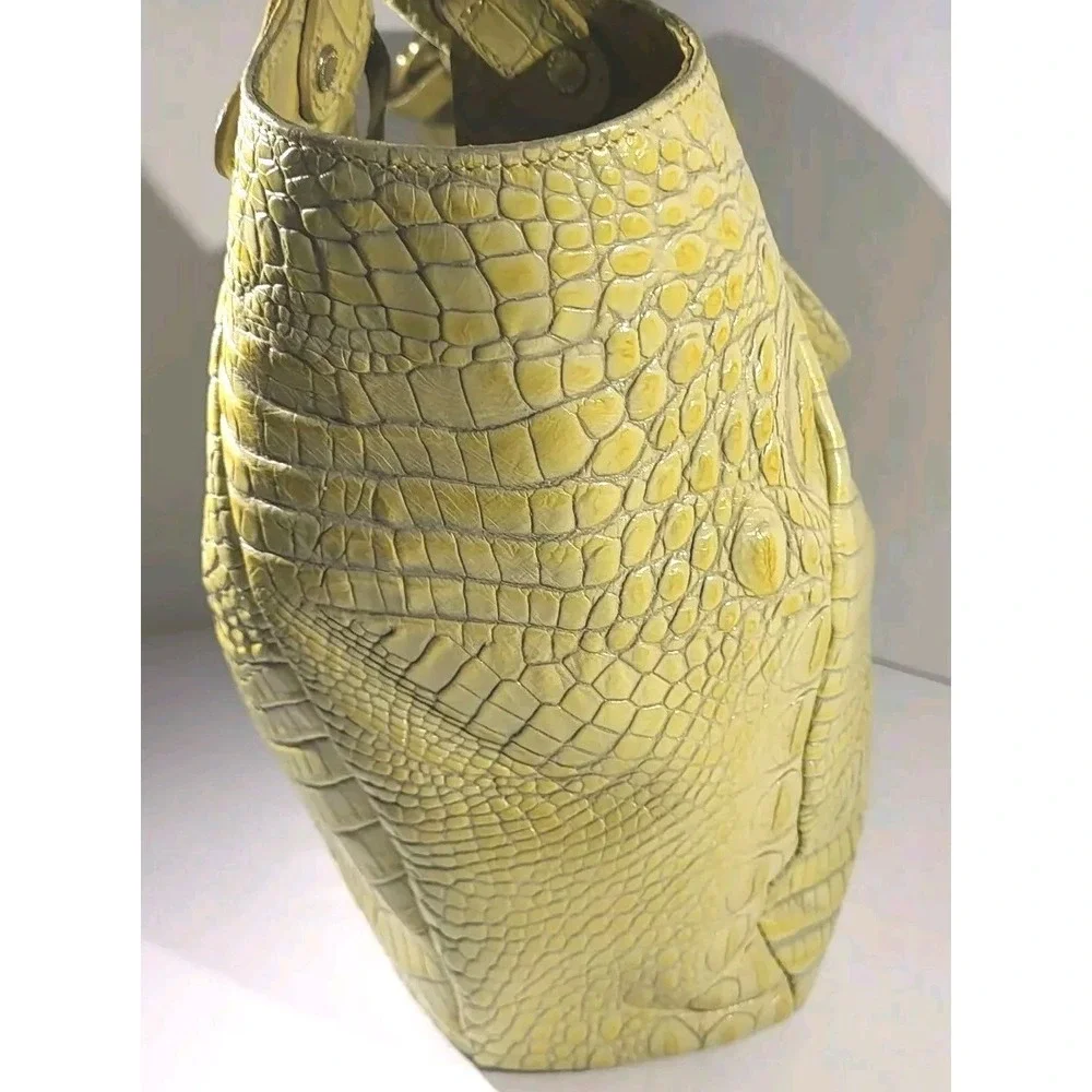 Brahmin Jackie Hobo Olive Green Melbourne Genuine Leather Shoulder Handbag [450] - Picture 8 of 13